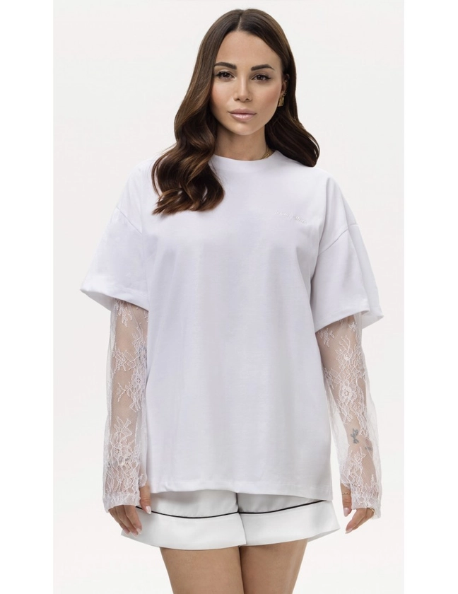 T-shirt Lace Bianca