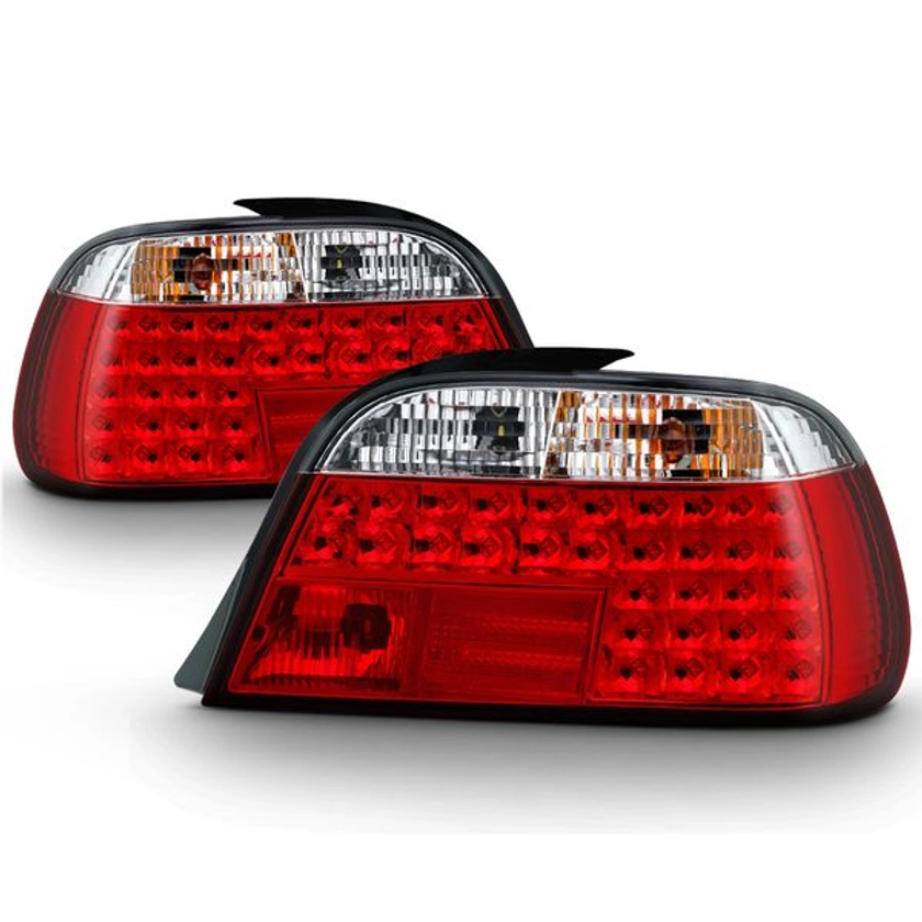SPYDER 95-01 BMW E38 740I 750I LED Altezza Tail Lights - Red Clear ALT-YD-BE3895-LED-RC