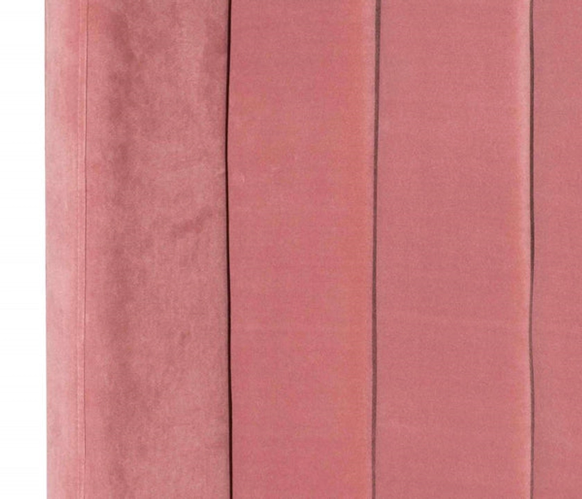 Korey Queen Bed Frame - Blush Peach Velvet - Last One | Interior Secrets