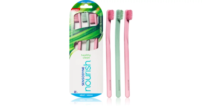 Sensodyne Nourish Healthy Clean zubné kefky | notino.sk