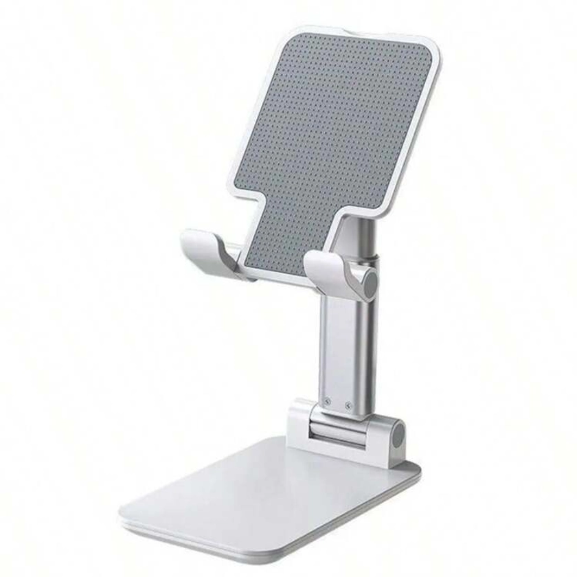 Adjustable Desk Mobile Phone Holder Stand Metal Desktop Tablet Holder Table Cell Foldable Extend Support Compatible With Iphone IPad