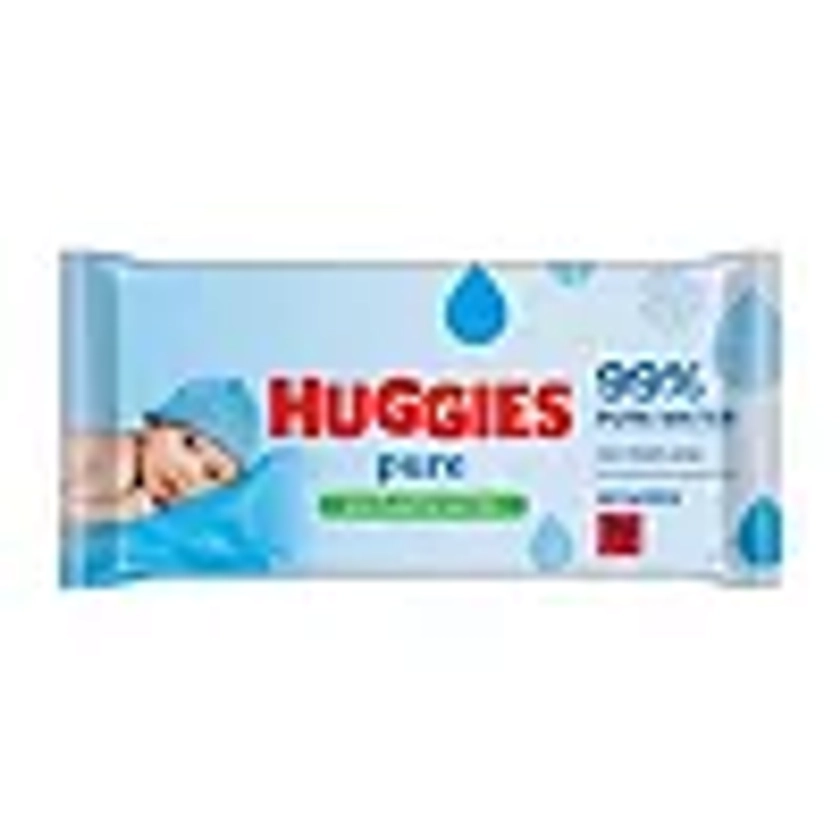 Huggies Pure Baby Wipes 0% Plastic 48s single pack