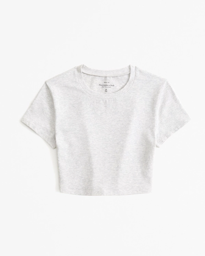 Women's Essential Ultra Cropped Baby Tee | Women's | Abercrombie.com