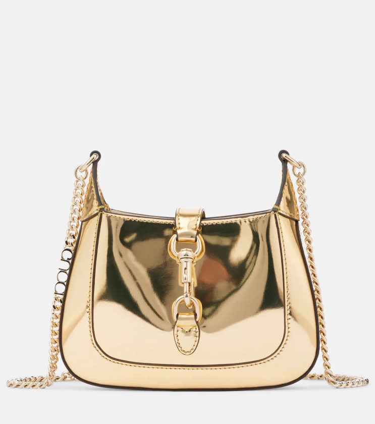 Sac à bandoulière Gucci Jackie Notte Mini en cuir en doré – Gucci | Mytheresa