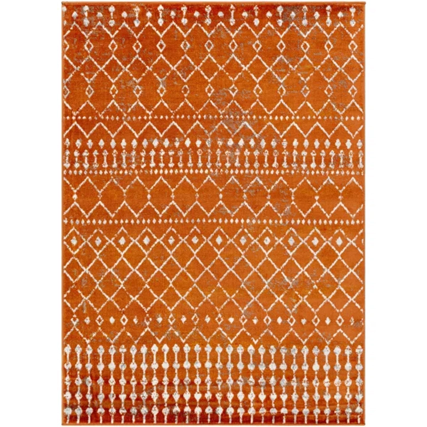 Docia PSS-2371 4'11" X 7' Machine Woven Rug