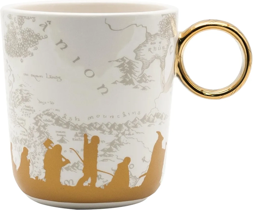 ABYSTYLE The Lord of The Rings One Ring Tasse à café en céramique 460 ml Films Fiction Drinkware Bureau Maison & Cuisine Merch Cadeau : Amazon.fr: Cuisine et Maison