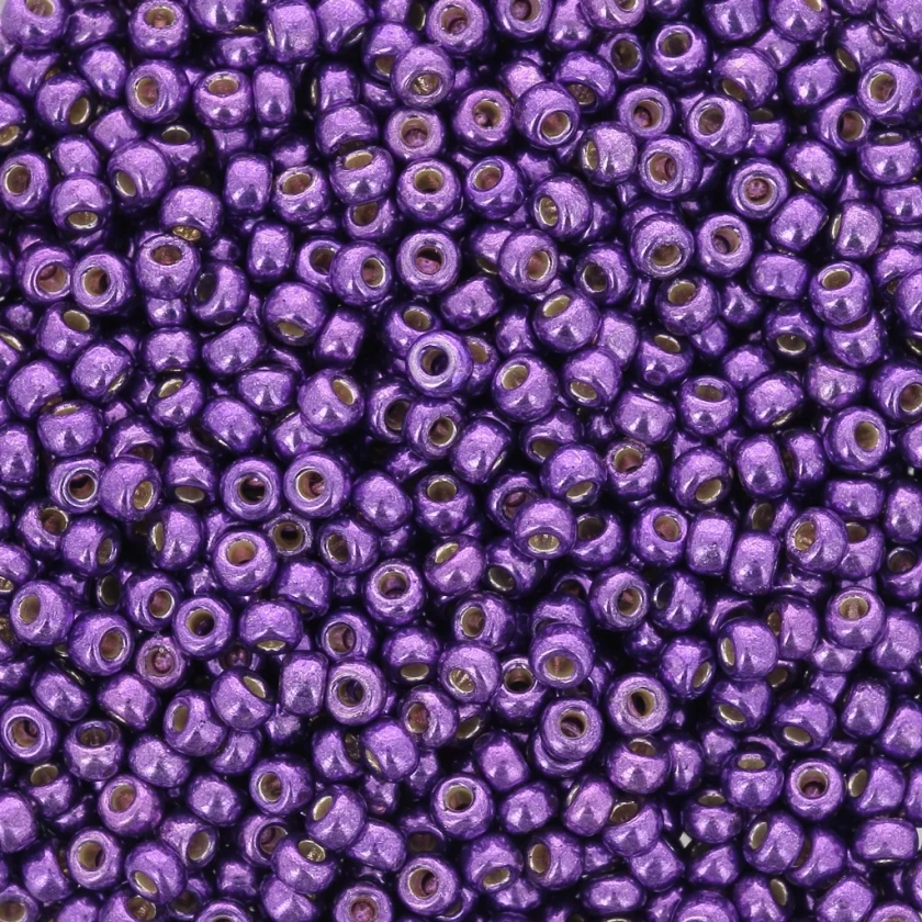 Rocaille Miyuki Duracoat 11/0 5108 - Galvanized Purple Orchide paquet de 100g - Perles & Co