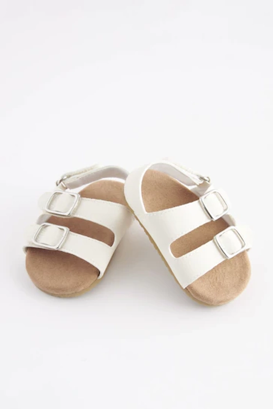 Buy White Corkbed Baby Sandals (0-24mths) from the Next UK online shop