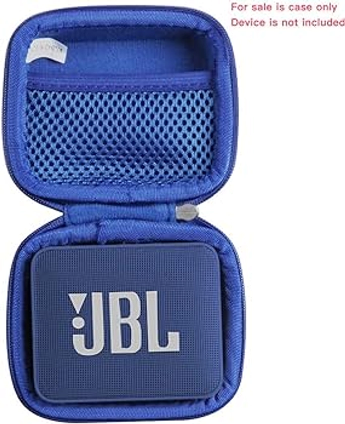 Hermitshell Étui de voyage pour enceinte Bluetooth JBL GO2 étanche et ultra portable (bleu)