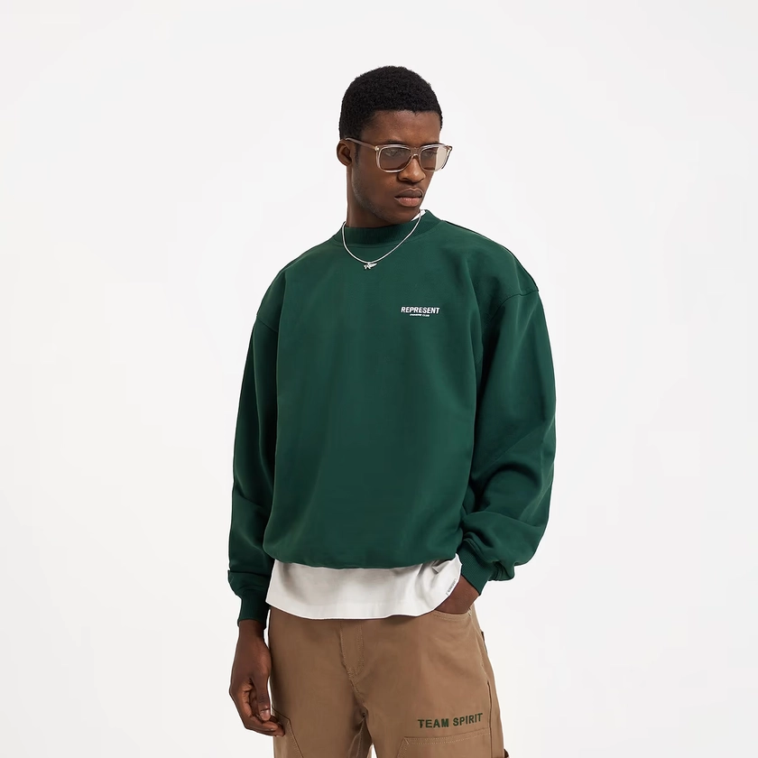 Represent Owners Club Sweater - Racing Green