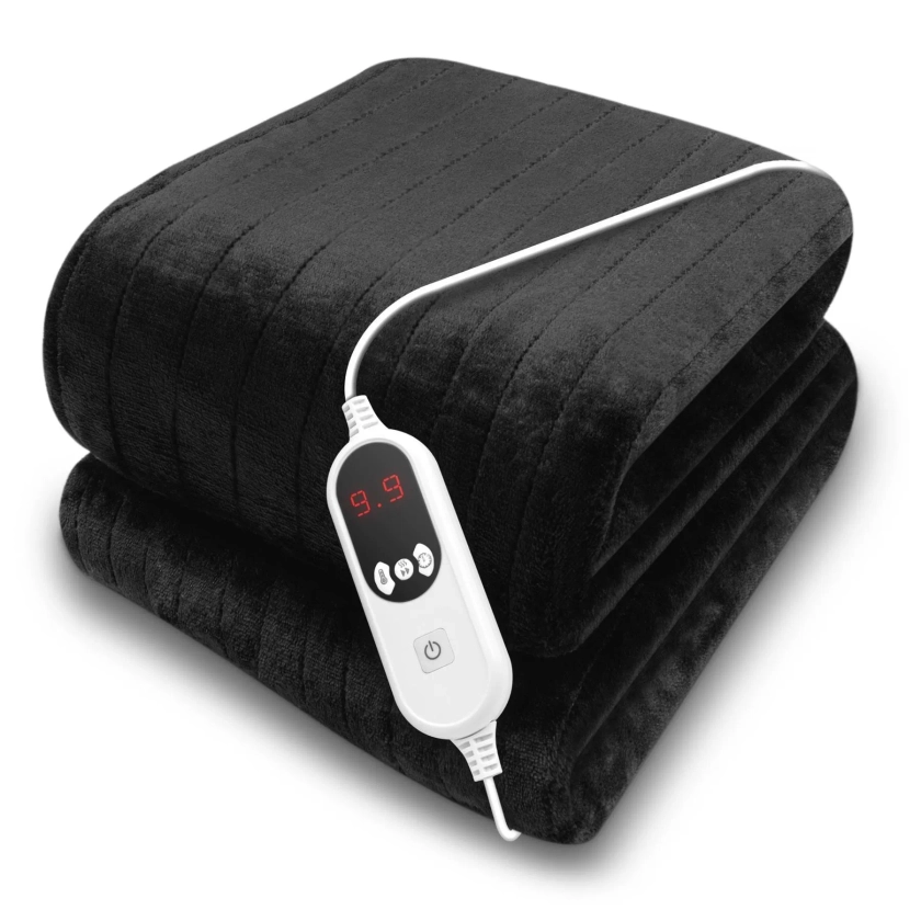 Heating | Soft Fleece Polyester Heated Throw Over Blanket 160 x 120cm | Purus