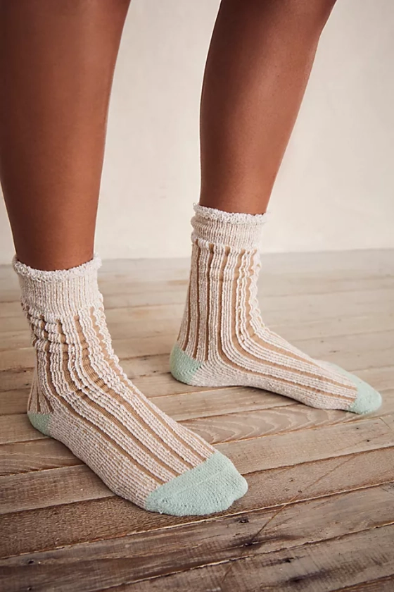 Plush Inside Out Crew Socks