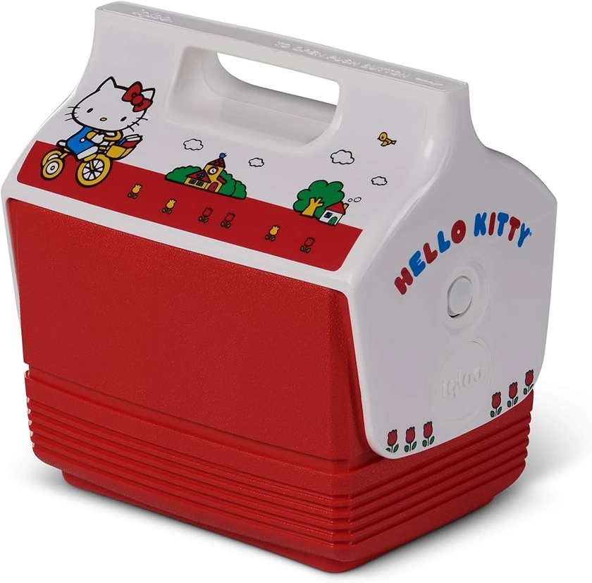 Amazon.com : Igloo 4 Qt Limited Edition Playmate Series, Hello Kitty Red, Small : Sports & Outdoors