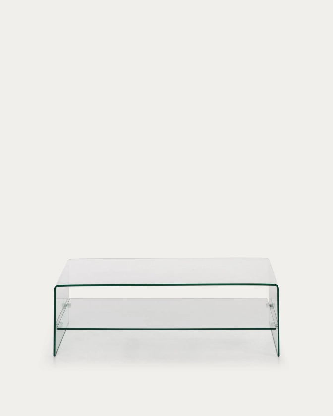 Table basse Burano en verre 110 x 55 cm | Kave Home