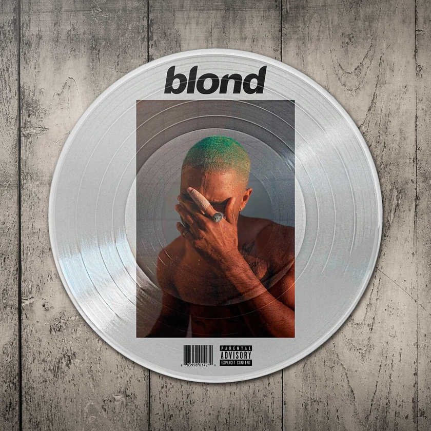 Frank Ocean Blonde Unique Rap Poster, Print is Made Directly on Real Vintage Vinyl Record - Etsy