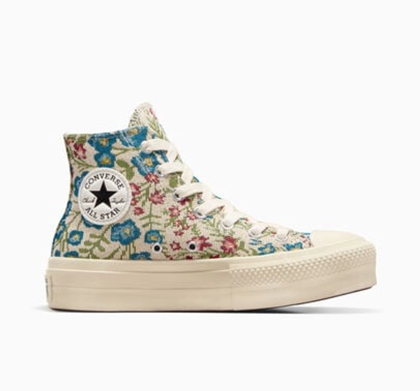 Chuck Taylor All Star Lift Platform Floral Tapestry