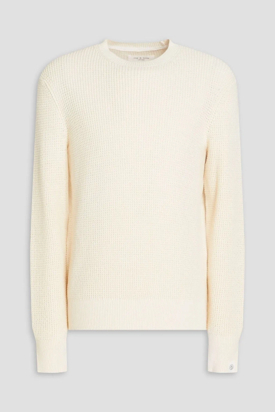 RAG & BONE Waffle-knit cotton sweater | THE OUTNET