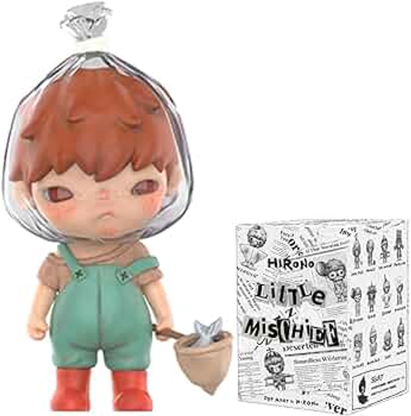 POP MART HIRONO Little Mischief Series, Hirono Blind Box Figures, Random Design Action Figures Collectible Toys Home Decorations, Holiday Birthday Gifts for Girls and Boys, Single Box