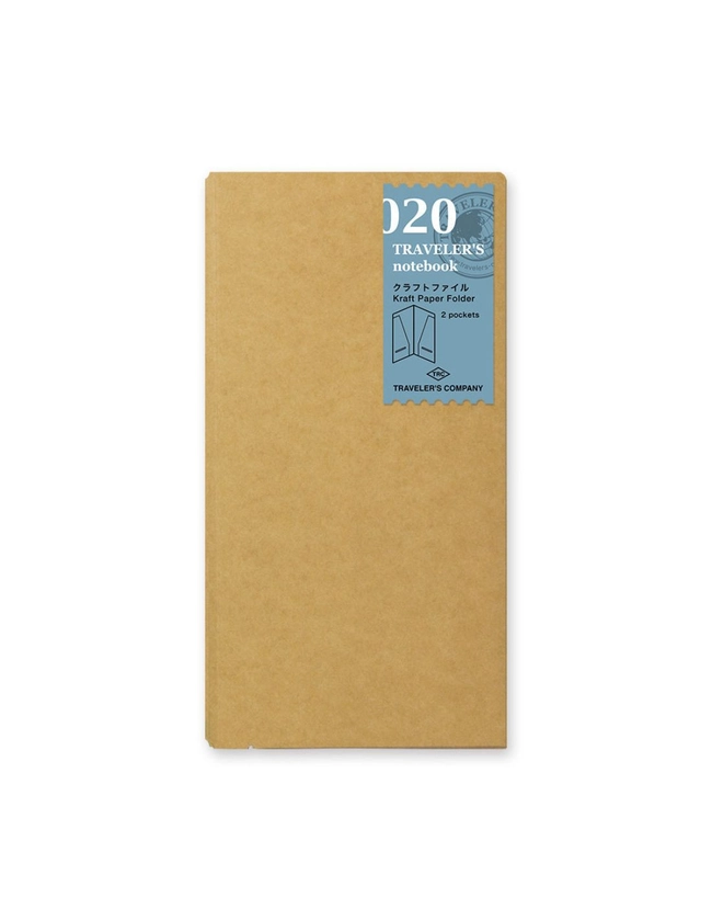 Accessoire 020 - Pochettes kraft - TRAVELER'S notebook