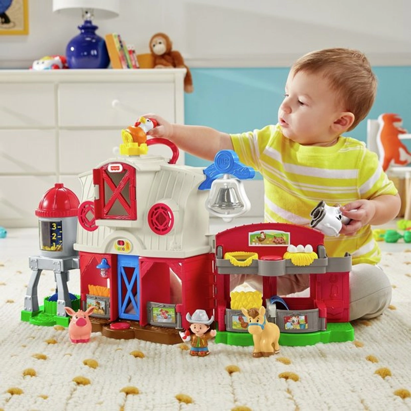 Buy Fisher-Price Little People Caring for Animals Farm Playset | Playsets and figures | Argos