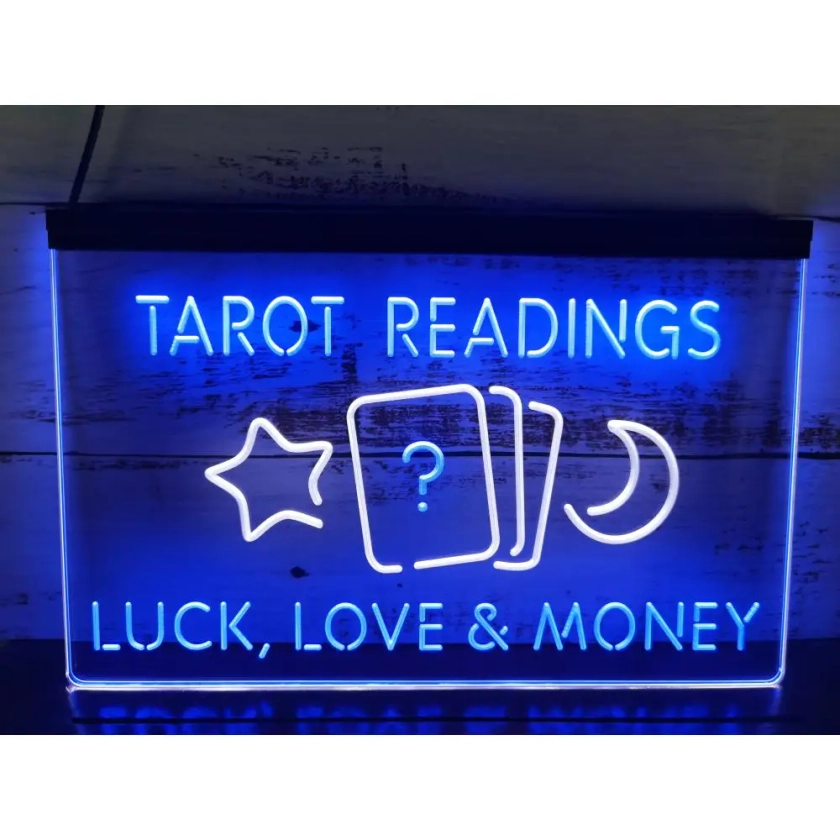 Tarot Readings Luck Love Money Shop 2 Color Display-LED Neon Sign Wall Art for Home,Room,Bedroom,Office,Farmhouse Decor - AliExpress 15