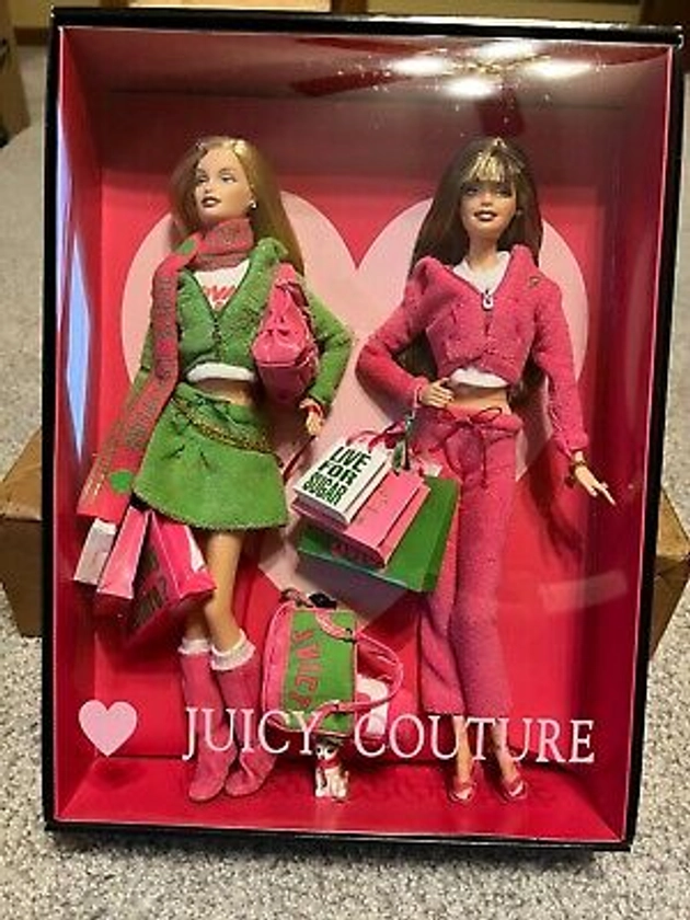 Juicy Couture Barbie Doll Set Gold Label 2004 Mattel G8079