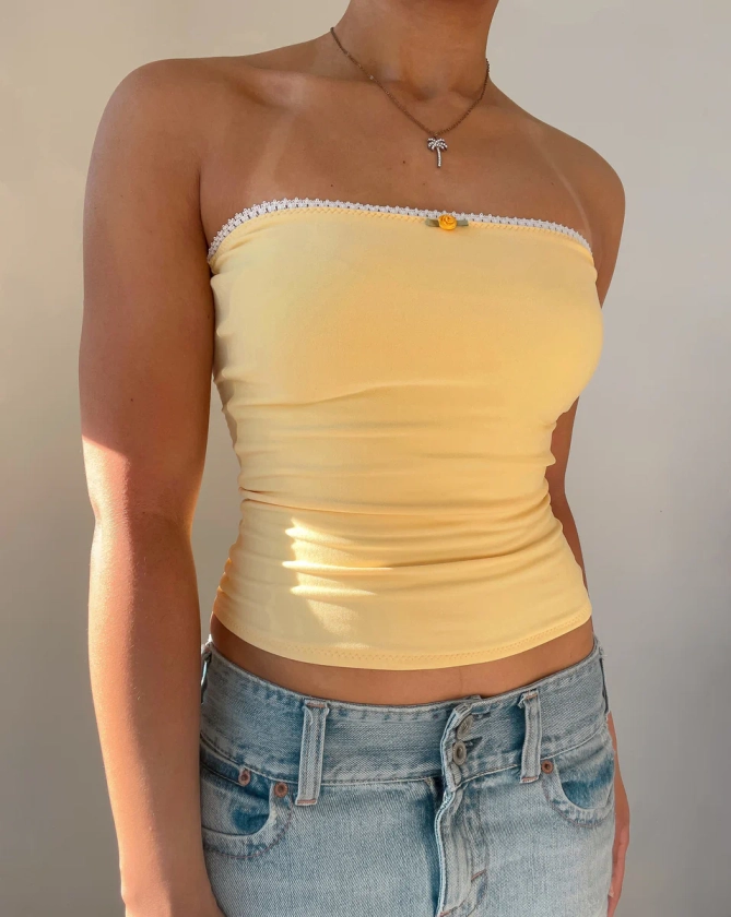 Buttercup tube top