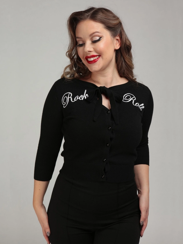 COLLECTIF- ROCK AND ROLL CARDIGAN