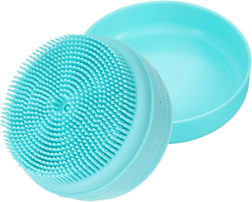 Beaupretty Scrubber per Il Corpo in Silicone Spazzola Esfoliante Massaggio per Il Bagno Spazzola Rotonda Portasapone con Cordino