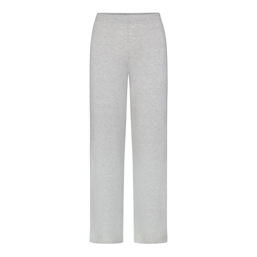 SKIMS SLEEP STRAIGHT LEG PANT | LIGHT HEATHER GREY