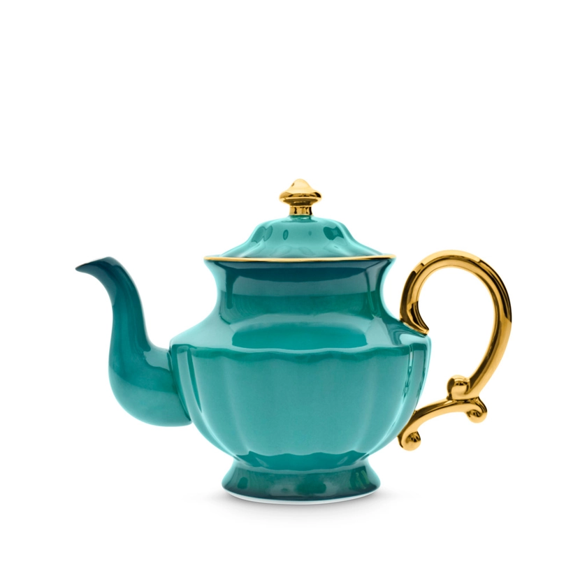 Ombre Opulence Tall Teapot Peacock | T2