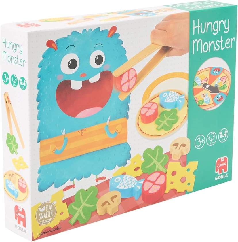 Goula- Hungry Monster, 3+, 53172, Multi