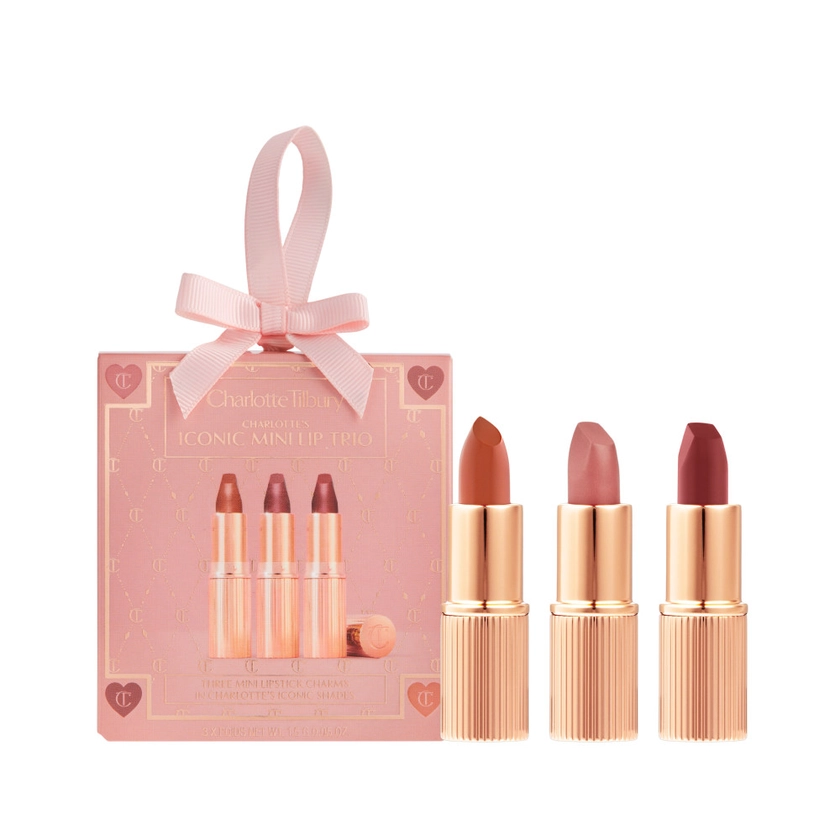 Iconic Hollywood Lip Trio: Mini Lipstick Gift Set | Charlotte Tilbury