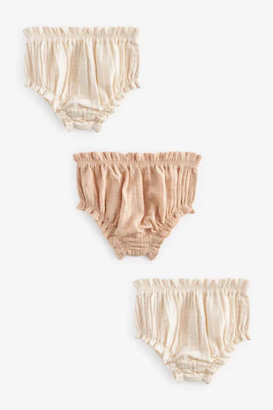 Neutral Baby Knickers 3 Pack (0mths-2yrs)