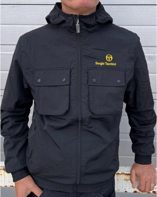 Sergio Tacchini Terrace Pocket Jacket Black