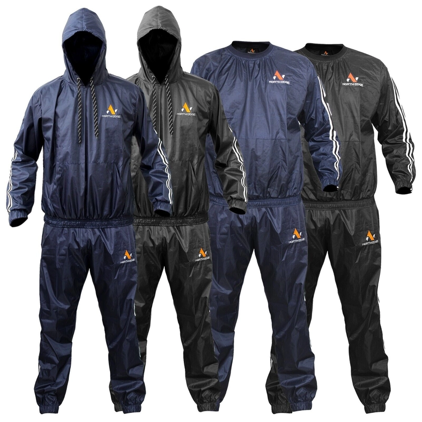 Sauna Sweat Suit Heavy Duty Weight Loss Gym Fitness Exercise Sweat Suit Anti Rip