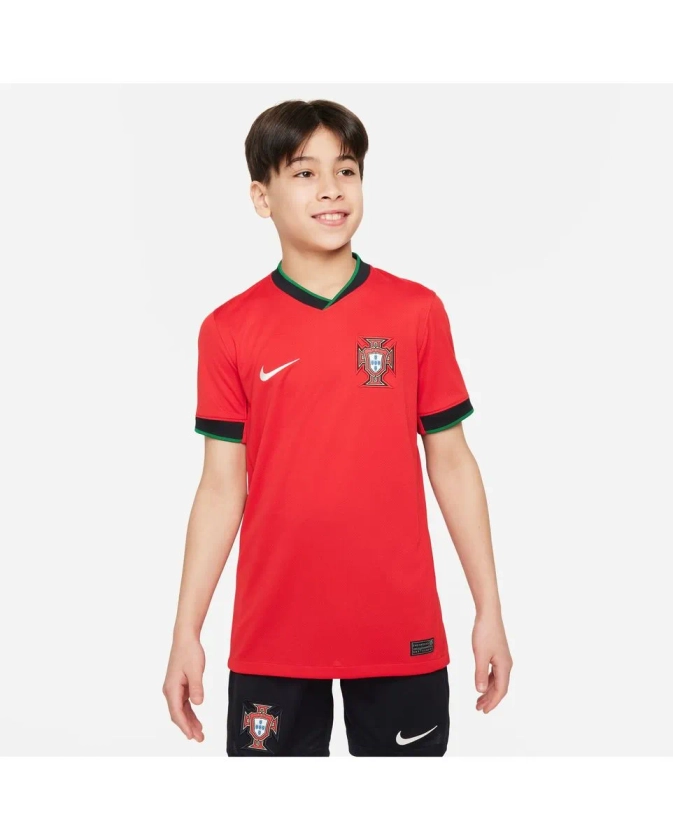 Maillot de football Enfant plus agé FPF Y NK DF STAD JSY SS HM Rouge