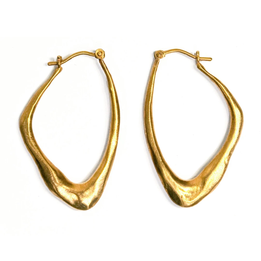 Gold Wing Shape Earrings - Etsy UK