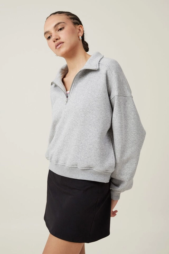 Classic Fleece Half Zip Sweatshirt