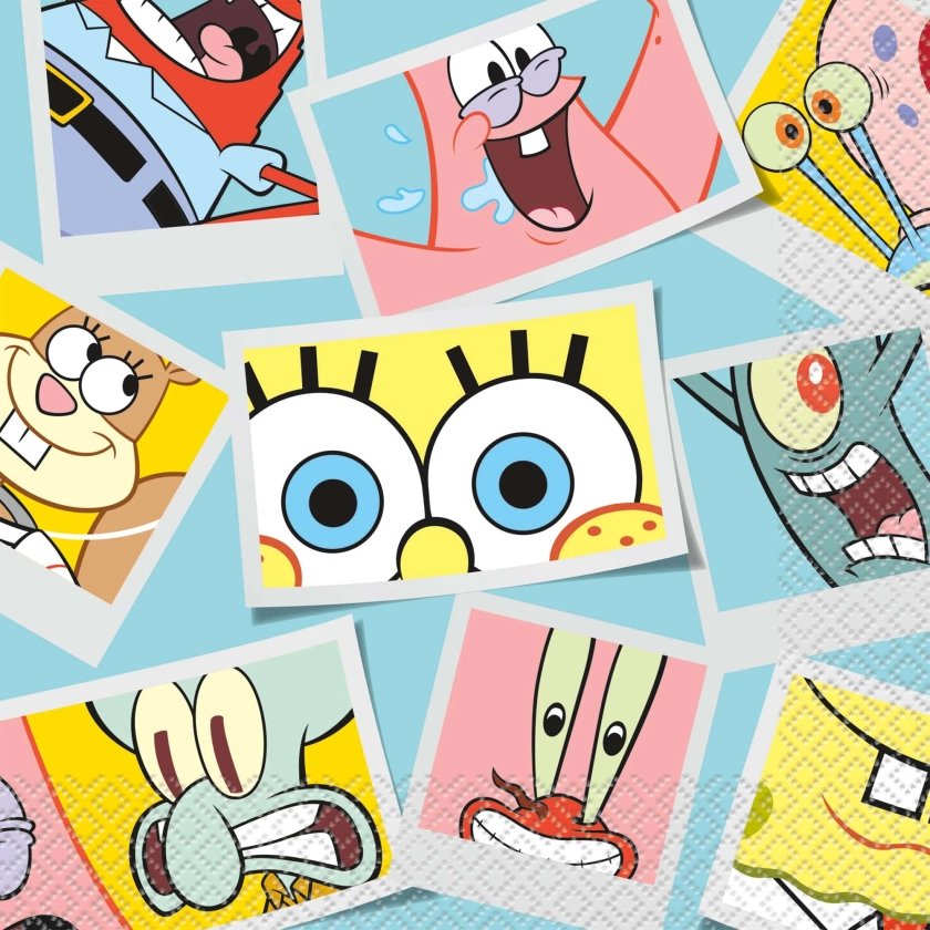 SpongeBob SquarePants Lunch Paper Napkin | Party Supplies