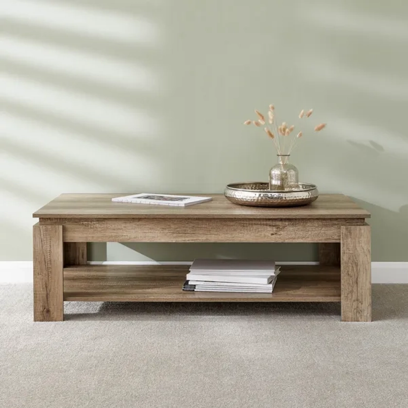 Canyon Coffee Table, Oak