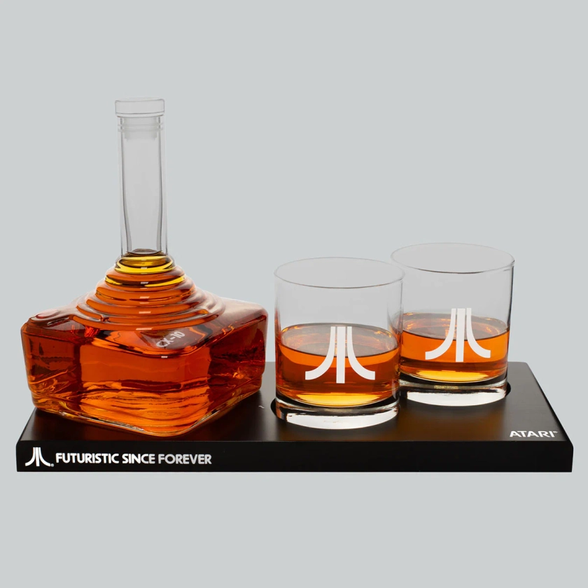 Atari Joystick Decanter Set