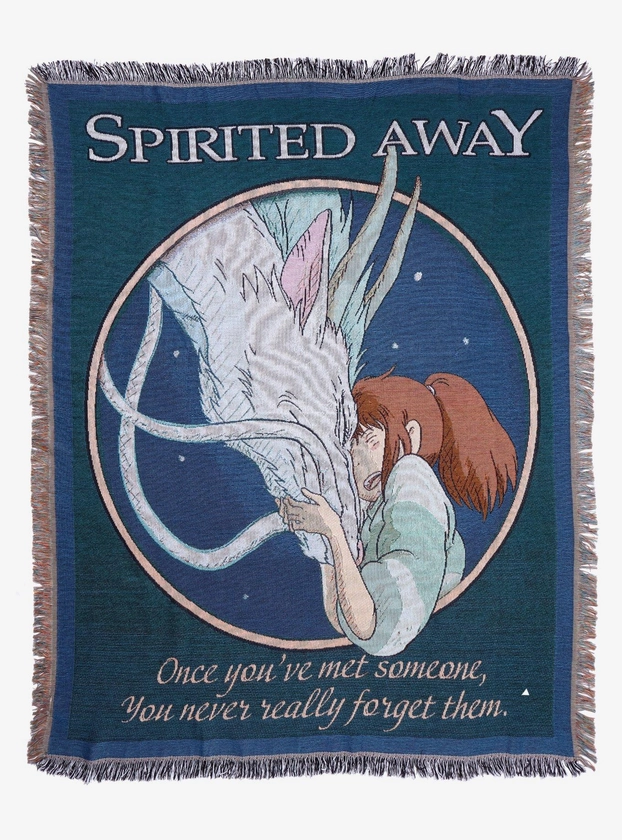 Studio Ghibli Spirited Away Chihiro and Haku Tapestry Throw — BoxLunch Exclusive