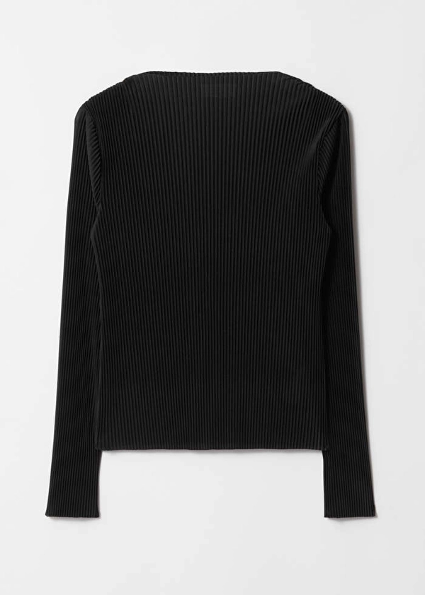 Pleated Top - Black - & Other Stories GB