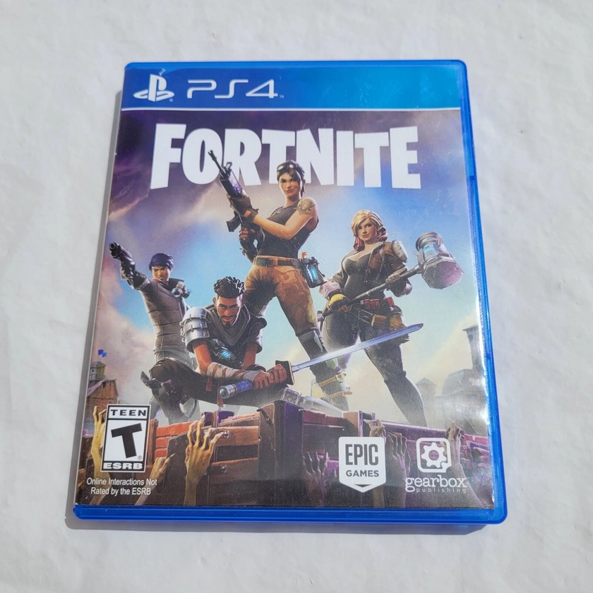 Fortnite Sony Playstation 4 PS4 Video Game 2017 Disc and Case