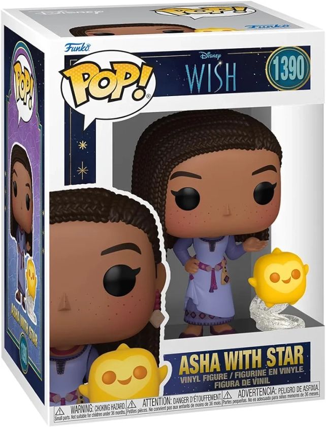 Funko Pop! & Buddy: Disney Wish - Asha - Figurine en Vinyle à Collectionner - Idée de Cadeau - Produits Officiels - Jouets pour Les Enfants et Adultes - Ad Icons Fans