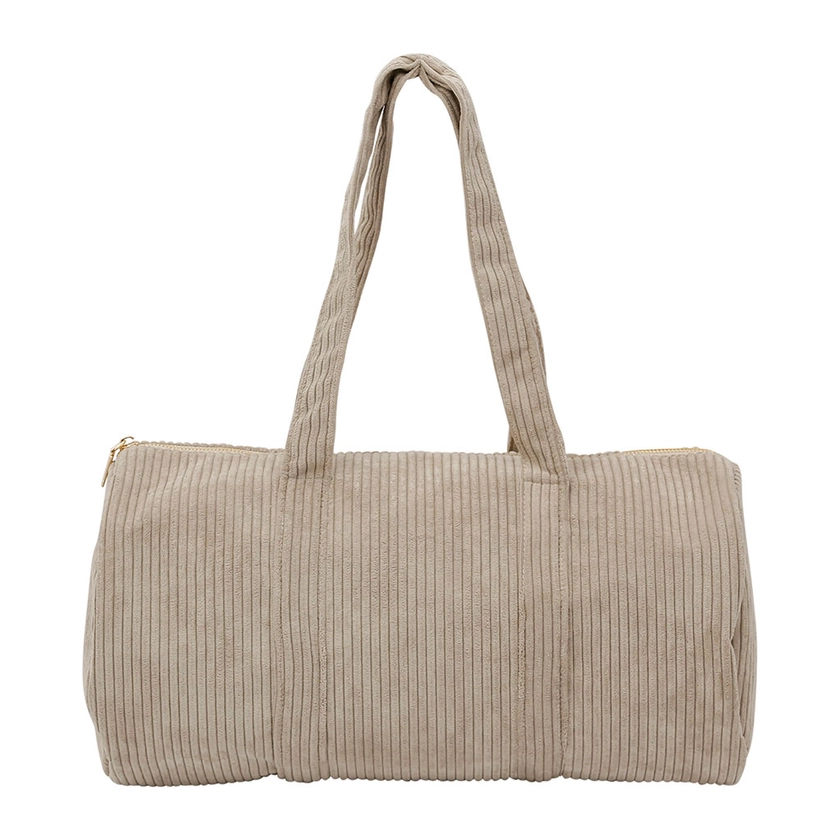 Sac weekend en polyester beige - Funny