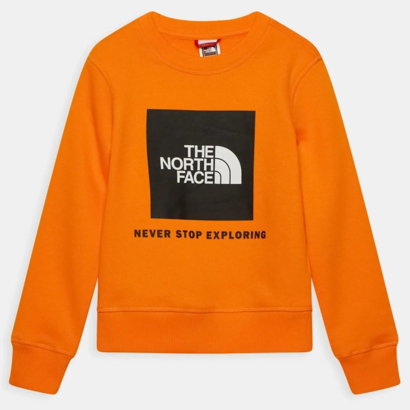 The North Face Youth Box Crew Sweatshirt in Yellow