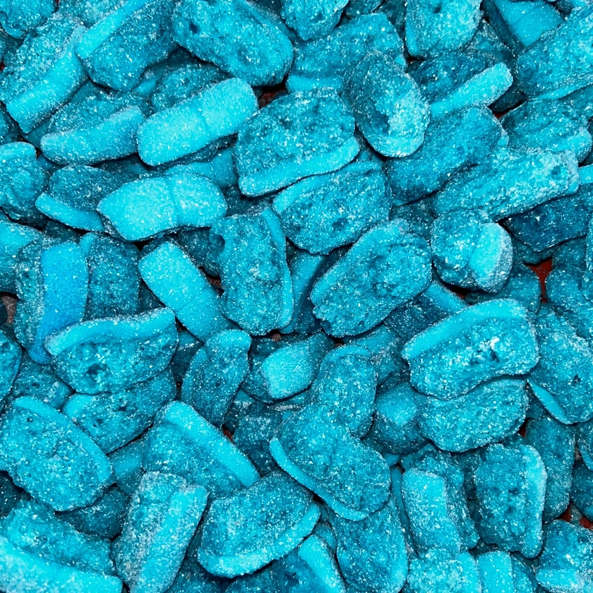 Blue Raspberry Slices - Freeze Dried Sweets | Halal