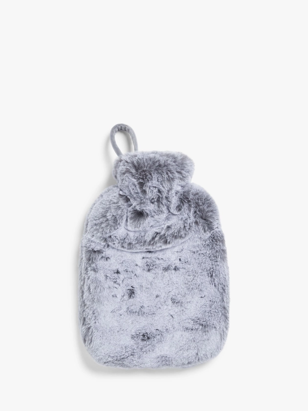 John Lewis Hot Water Bottle, Arctic Grey